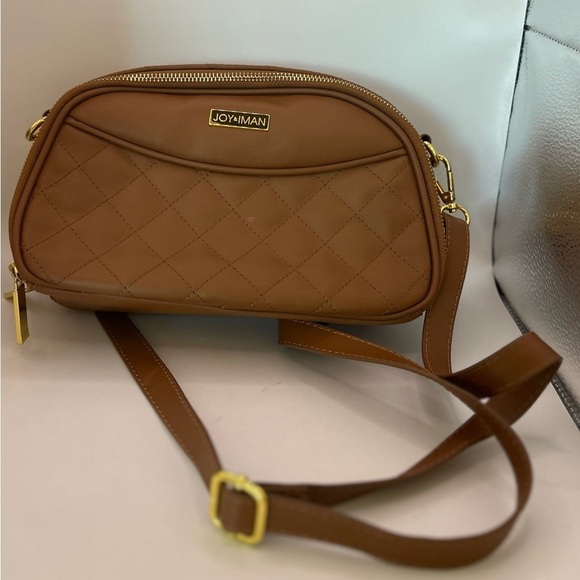 Joy-Iman Leather brown Crossboday - Picture 1 of 10